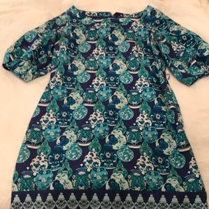 Lilly Pulitzer Silk Dress Ginger Jars Size 6